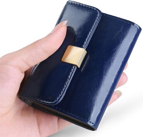 Womens RFID Blocking Credit Card Holder Small Leather Accordion Wallet in Saudi Arabia
