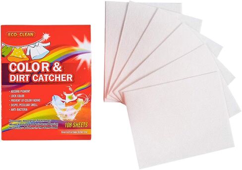 Dye Trapping Sheets 72 Count, Color Absorber Laundry Sheets, Prevent Light Colored Clothes from Being Dyed in Saudi Arabia