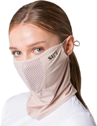 KOREA UV Sun Protection Balaclava Half Face Mask - For Hiking, Running, Cycling & Outdoor Sports (Type B) in Saudi Arabia