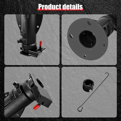 C5G1216 Gooseneck Adapter Adjustable Cushioned RV 5th Wheel，12"-16" Adjustable Fifth Wheel to Gooseneck Adapter for Camper，RV，Trailer in Kuwait