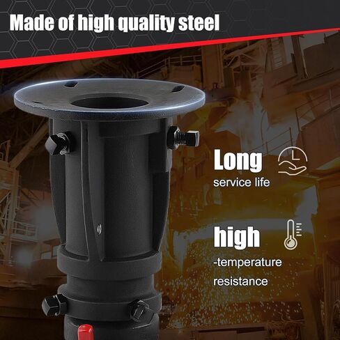 C5G1216 Gooseneck Adapter Adjustable Cushioned RV 5th Wheel，12"-16" Adjustable Fifth Wheel to Gooseneck Adapter for Camper，RV，Trailer in Kuwait