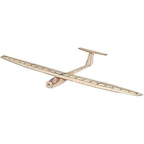 Viloga RC Glider Griffin Sailplane, 1.6M Laser Cut Balsa Wood Model Airplane Kit to Build, Unassembled Flying Model Plane for Adults (KIT+Motor+ESC+Servos+Covering)