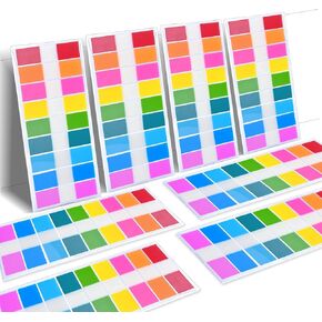 1440 Pcs Sticky Tabs Book Tabs Page Markers Tabs, Sticky Note Tabs Colored Writable and Repositionable Index Tabs, Tabs for Annotating Books, Page Tabs