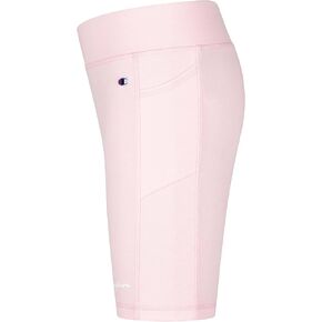 Champion Girls Stretch Bike Shorts with Side Media Pocket Kids Clothes