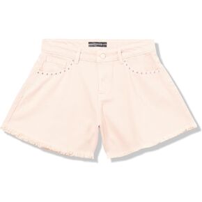 GUESS Girls' Rigid Denim Shorts with Rhinestone