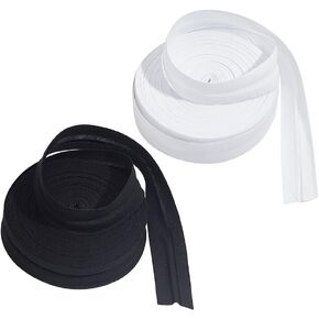 NBEADS About 43.74 Yards(40m) 2 Colors Bias Tape, 1 Inch Double Fold Bias Tape Bias Binding Flat Polyester Ribbons for Sewing Quilting Binding Hemming