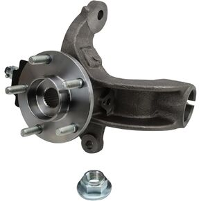 TRQ Front Right Steering Knuckle Assembly Compatible with 2010-2013 Ford Transit Connect