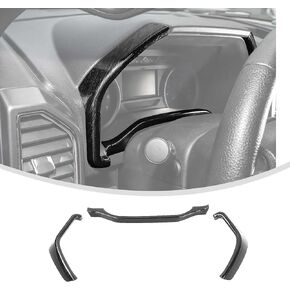 Linskip Dashboard Frame Trim Fit for 2015 2016 2017 2018 2019 2020 Ford F150 F250 F350 Super Duty, Dash Meter Cover for F150 Interior Accessories(Red)