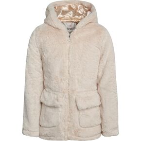 URBAN REPUBLIC Girls' Jacket - Faux Fur Plush Teddy Coat with Hood in Kuwait