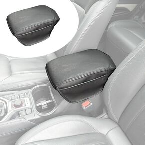 Upgraded Car Center Console Cover,Leather Car Armrest Cover Cushion with 2 Storage Bags,Car Armrest Storage Box Car Interior Accessories for Subaru Forester SK 2019 2020 2021 2022 2023 2024