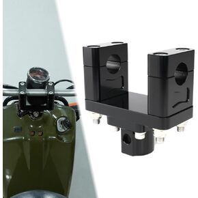 Xitomer 7/8" 22mm Handlebar Riser 30mm Height, Fit for Ruckus 50 Zoomer 2024 2023 2022 2021 2020 2019 Zoomer Ruckus 50 2003-2024，Compatible with 7/8" 22mm Aftermarket Handlebars