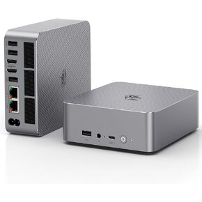 Beelink SER5 Mini PC,AMD Ryzen 5 5560U(6C/12T,up to 4.0GHz),Mini Computer 16GB DDR4 RAM 1TB M.2 SSD Graphics 6cores 1600 MHz Wifi6/BT5.2/HDMI+DP+Type-C,Support Three-Screen Display