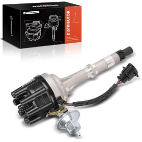 A-Premium Ignition Distributor with Cap and Rotor Compatible with Jeep Cherokee 1978-1983, CJ5 1978-1981, CJ7 1978-1981, Grand Wagoneer, J10, J20, Wagoneer & AMC AMX, Concord, Matador, Pacer, Spirit