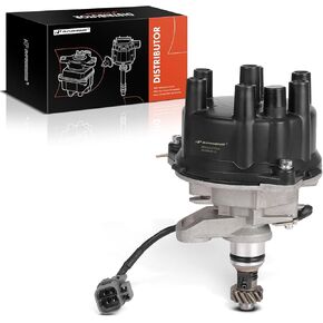 A-Premium Ignition Distributor with Cap and Rotor Compatible with Nissan Pathfinder 1990-1995, Quest 1993-1998, Pickup 1995, D21 1990-1994 & Mercury Villager 1993-1998, 3.0L, Gas