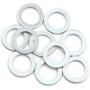 10pcs Universal Engine Oil Crush Washers Drain Plug Gaskets 12mm ID. 19.7mm OD. for Car Durable Material
