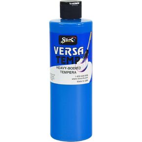 Sax Versatemp Heavy-Bodied Tempera Paint, 1 Pint, Fluorescent Blue in Kuwait