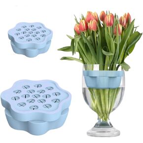 VCCETOUL 2pcs 2024 New Spiral Ikebana Stem Holder, Silicone Flower Frogs for Arrangement Vase, Home DIY Flower Arrangements Supplies(Green（S+L）) in Saudi Arabia