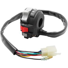 Control Switch Engine Start Run Off Headlight for Yamaha Grizzly 600 Kodiak 400 Big Bear 350 Wolverine 350 Warrior 350 Moto-4,OEM# 4GB-83973-09-00 4GB-83973-01-00 4GB-83973-00-00