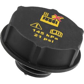Motoforti Car Radiator Coolant Reservoir Expansion Tank Cap, Coolant Recovery Bottle Cover, for for Ford Focus 2012-2018, Plastic, No.DG93-8101-AA, Black