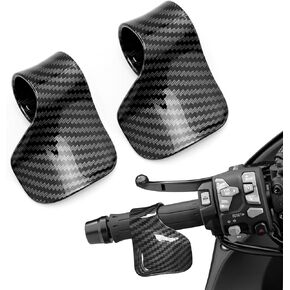 Carbon Black Motorcycle Cruise Control Assist - Throttle Lock Handlebar Grip for Motorcycles, Electric Bikes, Scooters - Premium Bike Accessories for Easy Riding