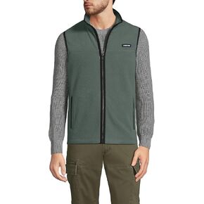 Lands' End Men's Full Zip Fleece Vest