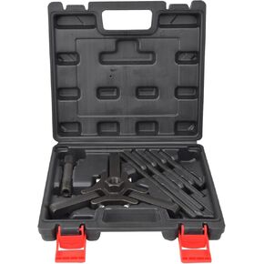Harmonic Balancer Puller Kit,Harmonic Damper Pulley Puller Set,Harmonic Balancer Damper Pulley Remove Extractor Kit, 3-Jaw Puller Set for Removing Harmonic Dampers & Balancers