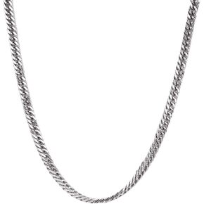 Men's Stainless Steel Cuban Necklace / Steel Color / Hip Hop Necklace / 10mm Wide / 22Inch Long / Sturdy and Durable /Thanksgiving Day /Father's Day /Valentine's Day / Christmas Day / Classic Jewelry Gift (With Gift Box)