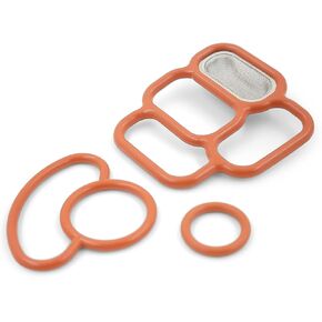 Spool Valve VTEC Solenoid Gasket - Compatible with Honda S2000 - Upper Lower and Pressure Switch O-Ring - Complete Kit