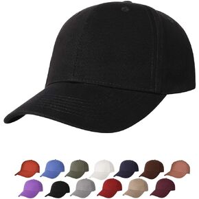 TSSGBL Multiple Sizes S,M,L,XL,XXL Classic Cotton Sutructured Baseball Hat Adjustable Men Women Plain Blank Golf Ball Caps