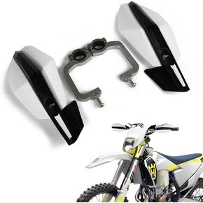 Enduro Motocross White Handguard Compatible with Husqvarna TX FC FE TE TC FX 125/250/300/350/450/501/501S Hand Guard Protector - 25102082044AB