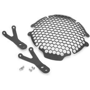 Qiilu Motorcycle Headlight Grill, Headlight Guard Grill Protector Cover Motorcycle Conversion for 800 400 15-19