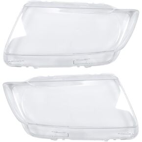 Headlight Lens Cover No.55079379AF/55079378AF Headlight Headlamp Lense Clear Lens Cover for Jeep Grand Cherokee 2011-2013 PC Clear Durable