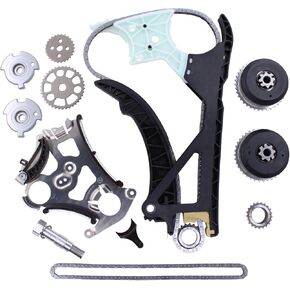 MOTOKU Timing Chain kit and Oil Pump Chain for BMW 128i 135i 323i 325i 328i 330i 335i 435i 525i 528i 530i 535i 640i 740Li 740i M2 M235i M3 M4 X1 X3 X4 X5 X6 Z4 N51 N52 N55 S55 Engine