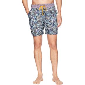 Robert Graham Men's Standard La Pinta Woven Swim Trunk