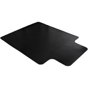 Floortex® Advantagemat® Black Vinyl Lipped Chair Mat for Carpets - 36" x 48"