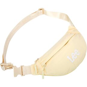 Lee Adjustable Fanny Packs for Women & Men, Water-Resistant Waist Belt Pack Crossbody Bag, Jet Black