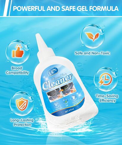 EPN Home Remover Gel, 8 Fl Oz Effective Household Washing Machine Cleaner for Household Shower, Kitchen Sinks, Walls, Tiles, Grout, Bathrooms, Washing Machine and Refrigerator Strips in Saudi Arabia
