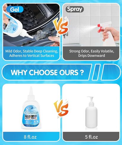 EPN Home Remover Gel, 8 Fl Oz Effective Household Washing Machine Cleaner for Household Shower, Kitchen Sinks, Walls, Tiles, Grout, Bathrooms, Washing Machine and Refrigerator Strips in Saudi Arabia