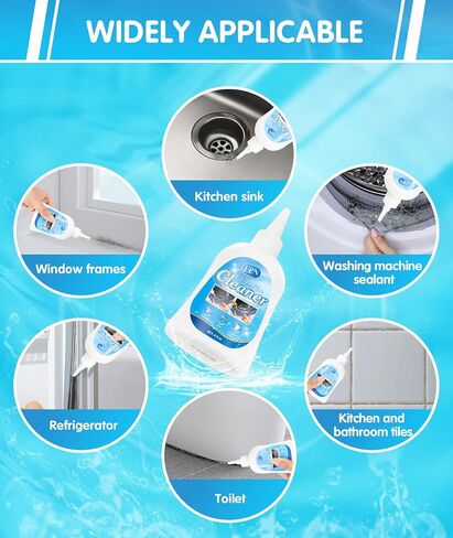EPN Home Remover Gel, 8 Fl Oz Effective Household Washing Machine Cleaner for Household Shower, Kitchen Sinks, Walls, Tiles, Grout, Bathrooms, Washing Machine and Refrigerator Strips in Saudi Arabia