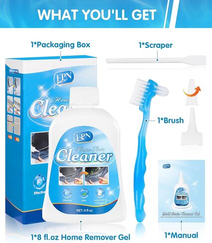 EPN Home Remover Gel, 8 Fl Oz Effective Household Washing Machine Cleaner for Household Shower, Kitchen Sinks, Walls, Tiles, Grout, Bathrooms, Washing Machine and Refrigerator Strips in Saudi Arabia