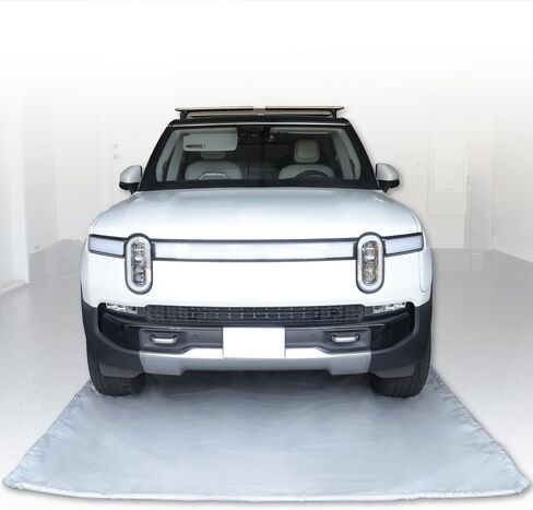 سجادات أرضية المرآب من Floor Defender للثلج والجليد والمطر والطين - سجادات احتواء المرآب شديدة التحمل (سيارات الدفع الرباعي، حجم الشاحنات: 8 × 21 بوصة) in Saudi Arabia