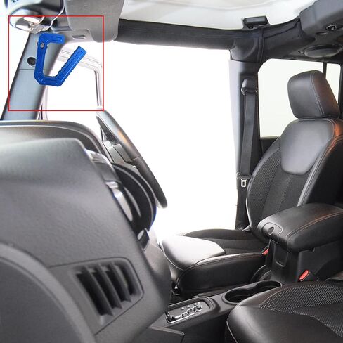 X AUTOHAUX 1 مجموعة مقابض السيارة الأمامية من سبائك الألومنيوم مجموعة المقبض لسيارة جيب رانجلر JK 2007-2018 أزرق in Saudi Arabia