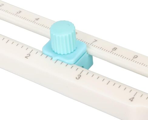 قاطعة لقطع الورق الدائري للبطاقات، قاطعة دائرية لقص الورق، أداة قطع دائرية لقص القصاصات اليدوية لبطاقات المعايدة DIY in Kuwait