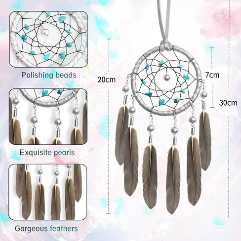 Pink Dream Catcher Dream Catchers for Girls Kids Girls Bedroom Decor Dreamcatcher Unique Dream Catcher for Girls Teen Stocking Stuffers Girls Dream Catchers Car Accessories in Saudi Arabia
