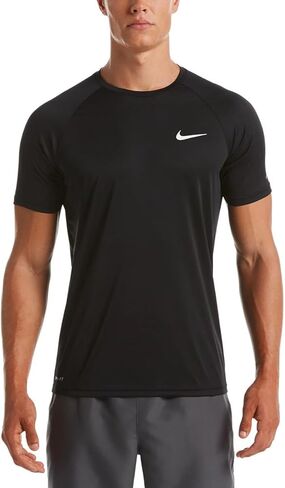 تيشيرت السباحة Dri-FIT UPF 40+ Hydroguard للرجال من Nike - مقاس X-Large - أسود - NESSA586-001 in Saudi Arabia
