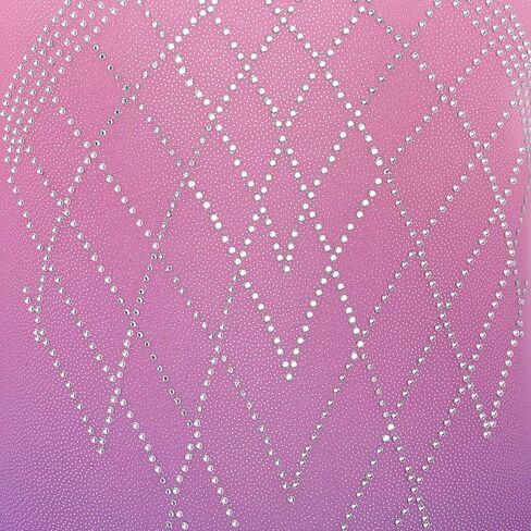 ملابس الرقص للفتيات الجمباز يونيكورن ملابس الرقص الرياضية لامعة قوس قزح الأزرق الوردي الساخن (الوردي الساخن المتدرج، 3-4T) in Kuwait