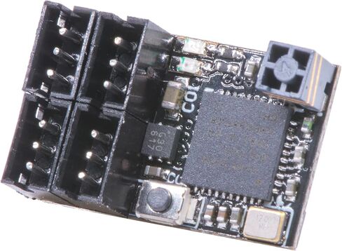 DasMikro SANWA FH4 4CH 2.4GHz Compatible Receiver - Fits M17, M12S, M12S(RS), EXZES ZZ, MT-44, MT12, EXZES Z, MT-4S, MT-S, MT-4 (Tower Antenna Nano V2) in Saudi Arabia