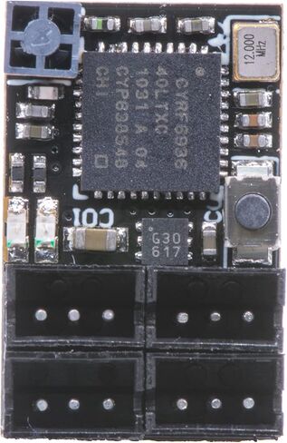 DasMikro SANWA FH4 4CH 2.4GHz Compatible Receiver - Fits M17, M12S, M12S(RS), EXZES ZZ, MT-44, MT12, EXZES Z, MT-4S, MT-S, MT-4 (Tower Antenna Nano V2) in Saudi Arabia