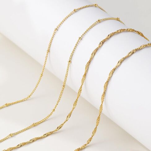 CAROVO سلسلة الخصر البطن للنساء 14K الذهب والفضة مطلي الطبقات الجسم سلاسل بوهو الكوبي فيجارو لؤلؤة القلب عملة القمر الصناعي حبة البطن سلسلة مثير بيكيني مجوهرات الجسم للنساء قابل للتعديل in Saudi Arabia