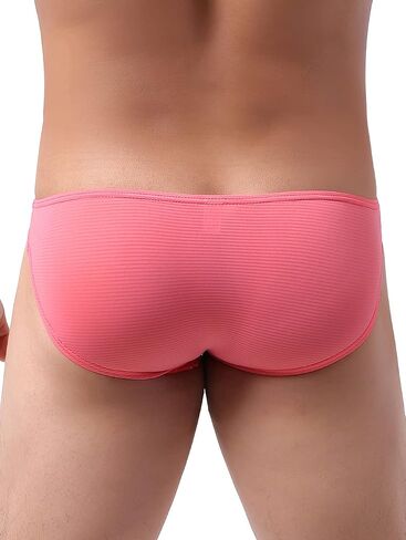 IKINGSKY Men's Four Way Stretch Briefs Soft Striped Underwear Sexy Low Rise Underpanties for Men in Saudi Arabia